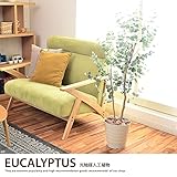 グリーン／観葉植物 光触媒 造花 ユーカリ グリーン 人工植物 消臭 抗菌 防菌 ホルムアルデヒド 植物 人工 タバコ アートフラワー オフィス プレゼント ギフト