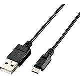 エレコム エコ USBケーブル 2.0 A-microB 0.6m U2C-JAMB06BK