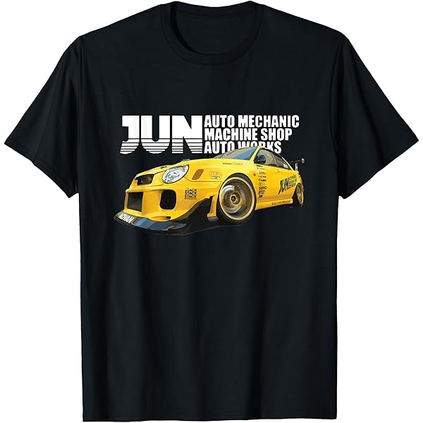 Amazon | JDM Rally Blue Car GC8 バージョン5 Tシャツ | T