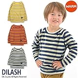 (ディラッシュ) DILASH 冬'15 ボーダー柄ブークレートレーナー 120 ネイビー