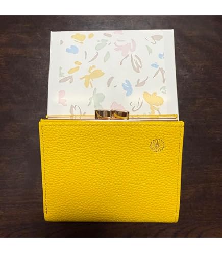 Amazon.co.jp: 皇居 本革 財布 ゴールド 2つ折りタイプ 菊の御紋 W