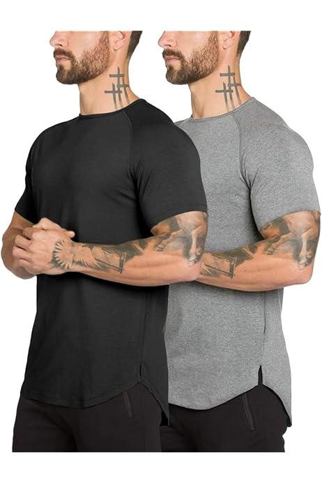 Fashion Mens T Shirt Muscle Gym Workout 
