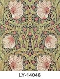 輸入壁紙 LY-14046/パープル Pimpernel Morris & Co.(イギリス) ウィリアム・モリス 52cm×10m