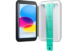 ESR 2枚入り iPad 第11/10世代 フィルム A16 (11/10.9インチ 2025/2022)専用 強化ガラスフィルム 9H スクリーン保護 簡単貼り付け 自動除塵 気泡ゼロ 指紋防止 傷防止 HD透過度 Apple Pencil対応