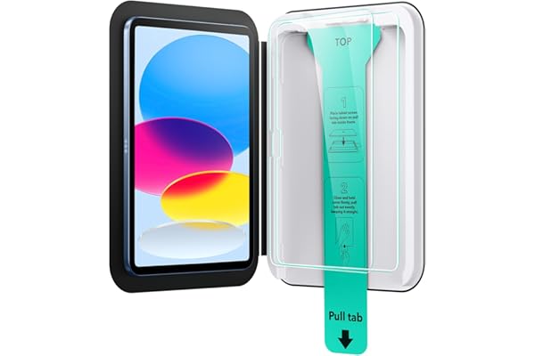 ESR 2枚入り iPad 第11/10世代 フィルム A16 (11/10.9インチ 2025/2022)専用 強化ガラスフィルム 9H スクリーン保護 簡単貼り付け 自動除塵 気泡ゼロ 指紋防止 傷防止 HD透過度 Apple Pencil対応