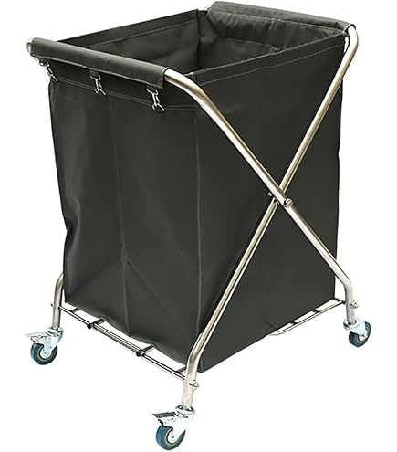 Amazon.co.jp: オリタニ 業務用 ランドリーワゴン 高さ62〜90cm 調整