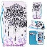 iPhone 6 Plus iPhone 6s Plus ケース UNEXTATI 保護カバー 手帳型 iPhone6 Plus iPhone6s Plus 対応 ストラップ付き カード収納付 落下防