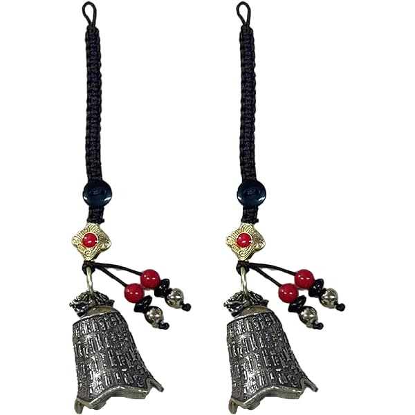 Amazon.co.jp: [Felimoa] 鈴 キーホルダー 真鍮製 風水グッズ 魔除け