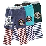 【アウトレット】 Bobson ロングパンツ(80～130cm) キムラタンの子供服 ネイビーブルー 130 ( 77189x77689-144 )