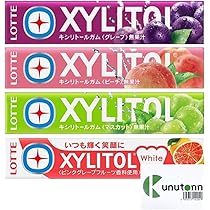 Amazon | ロッテ キシリトールガム 4種 フルーツアソートセット