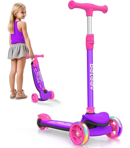 Amazon.co.jp: BELEEV 子供用スクーター LEDライトアップホイール