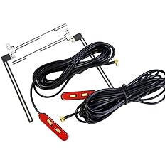 Amazon Co Jp ワンセグフルセグ用フィルムアンテナ Mcxコネクタ 受信感度アップ フロントガラス スッキリ 地デジ 延長配線 490cm 車 バイク