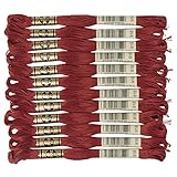 DMC 25番糸 刺繍糸 12束入 #918 オレンジ系 DMC25B