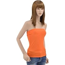 Amazon | [X-CLOTHES] チューブトップ ベアトップ 無地 インナー