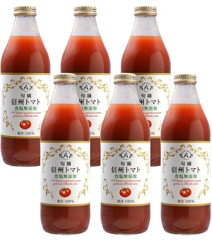 Amazon.co.jp: アルプス 100%ストレート 信州 松本平 トマトジュース