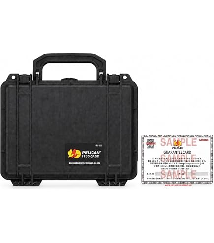 Amazon.co.jp: ペリカン 小型防水ハードケース 1170（ブラック） 1170