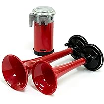 CHEER HORN 赤 青 2種類のホーンセット CHEER HORN 赤 青 2種類の