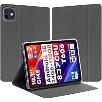 Androidタブレット本体 レザーケース付き タブレット レザーケース付き Android 15 10インチ 大容量 軽量