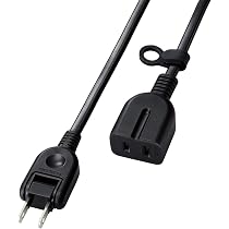 Amazon.co.jp: エレコム 電源タップ 延長コード 5m 1口 ほこり防止