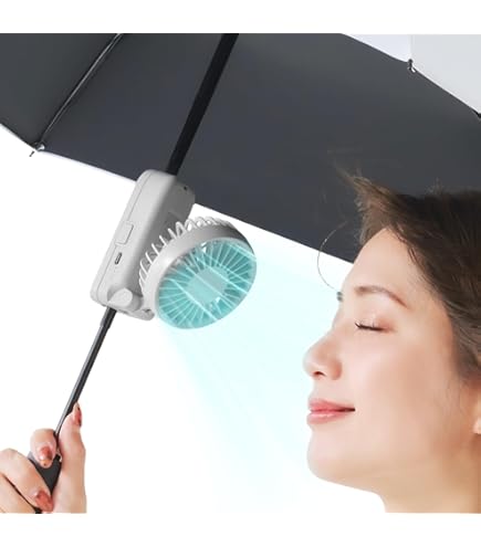 ハンディファン 日傘トールペイント Qoo10] CICIBELLA 日傘ハンディファン 傘 クリップファン