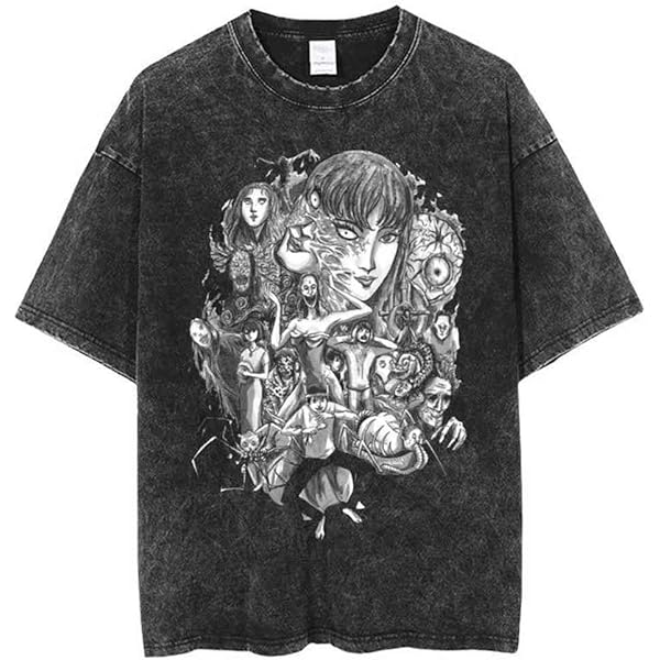 Amazon | 伊藤潤二『マニアック』双一ver. 長袖Tシャツ | T