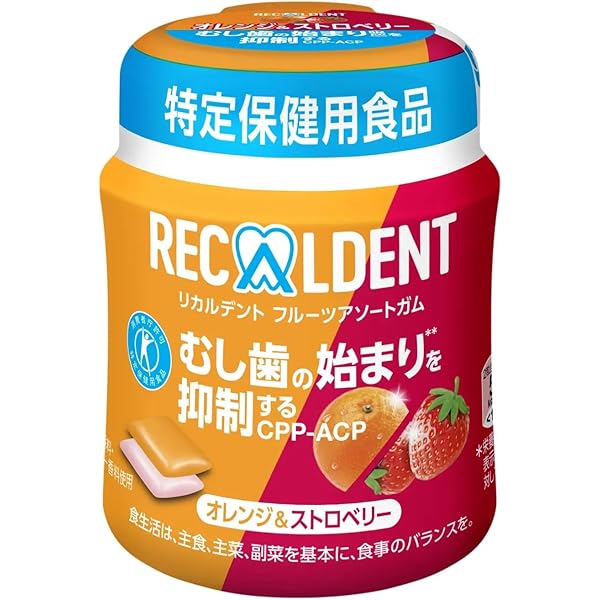 Amazon | モンデリ―ズ リカルデント フルーツアソートガム オレンジ