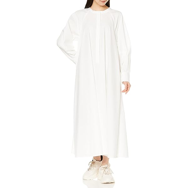 Amazon.co.jp: [セルフォード] スクエアネックポンチワンピース