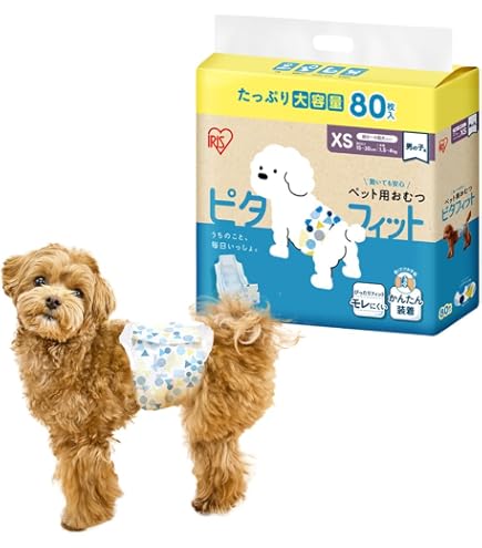 Amazon | 男の子のためのマナーおむつ ビッグパック 小~中型犬用 38枚