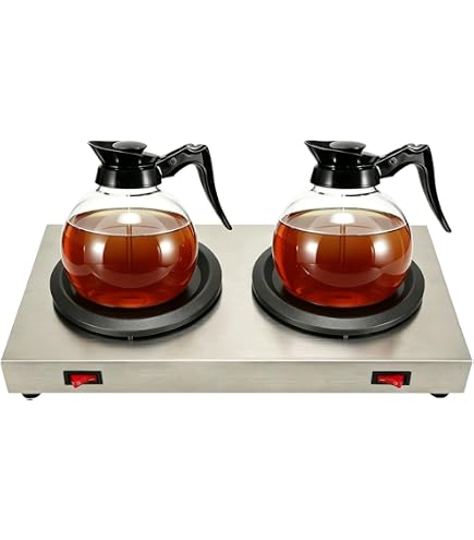 Amazon.co.jp: Uevmo コーヒーウォーマー 業務用 2連ウォーマー 長時間 Amazon.co.jp: Uevmo コーヒーウォーマー 業務用 2連ウォーマー 長時間