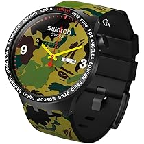 Amazon | BAPE® X SWATCH BIG BOLD TOKYO | 腕時計