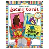 Eeboo Life on Earth Lacing Cards