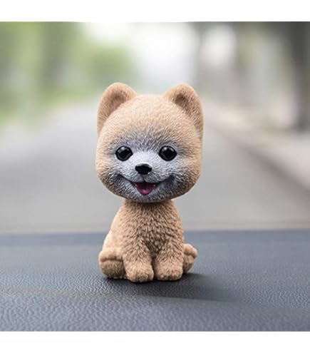 Amazon.co.jp: steman-net 犬の置物 車の飾り犬 車載揺れる 飾り