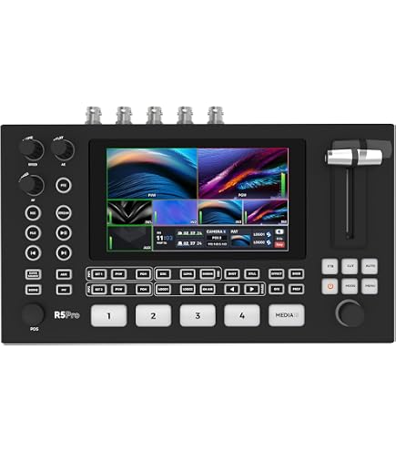 Amazon.co.jp: FEELWORLD L4 マルチビデオスイッチャー 10.1インチLCD