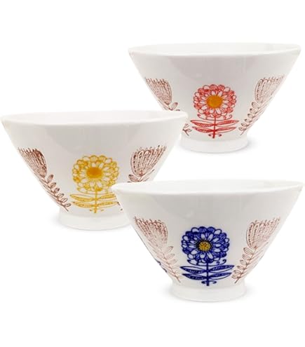 Amazon｜J-kitchens 勲山窯 茶碗 ごはん ちゃわん 茶碗 3個 セット