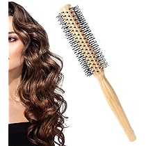 Amazon | GLOWZEN 木製ロールブラシ ヘアブラシ メンズ レディース