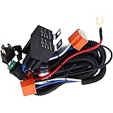 H4 ヘッドライト リレー変換ハーネス LEDヘッドライト配線ハーネス H4ヘッドライトリレーハーネスキット LED対応 ABS素材 H6054 H5054 H6054LL 6014 6052 6053などのOEMヘッドライトに適合