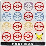 林(Hayashi) ミニタオル 約25×25cm ポケモン ピカチュウ ボール PO207600