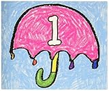 Carson Dellosa Umbrellas Kid-Drawn Calendar Cover-Up (5426) [並行輸入品]