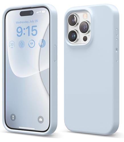 Amazon | 【elago】iPhone15用 シリコン スマホケース 耐衝撃 傷 指紋