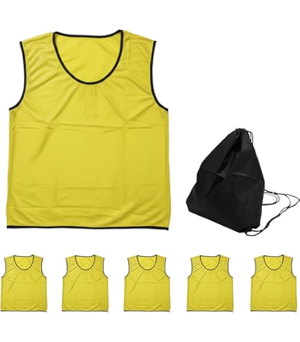 Amazon | 【12枚セット】ビブス 大人用 トレーニングビブス