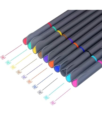 ArtBeek Fineliner Pen Micro Pen Black Fineliner Ink Pen Fine Point Pen