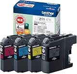 ブラザー 純正 インクカートリッジ 4色パック エコパッケージ LC211-4PK-E 対応型番 DCP-J968N DCP-J567N MFC-J887N MFC-J737DN