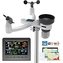 ウェザーステーション Amazon | Moongiantgo ウェザーステーション 気象観測器 気象計