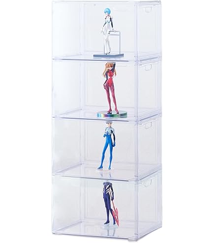 Amazon.co.jp: コレクションケースフィギュアケース4段幅42.5×奥行36.5