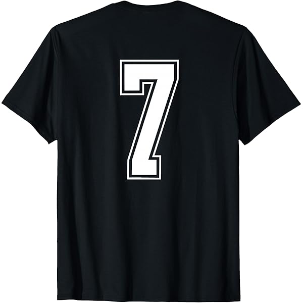 Amazon | ジャージ番号 #7 Tシャツ | Tシャツ・カットソー 通販
