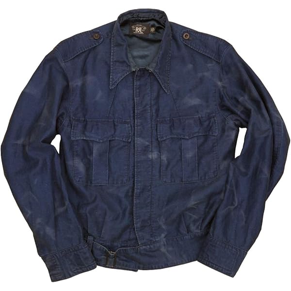 Amazon.co.jp: [RRL] (ダブルアールエル 本藍染め フローラル