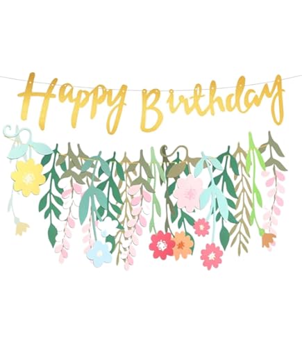 Amazon.co.jp: 誕生日 飾り付け ガーランド 1歳 大文字 1st happy
