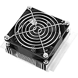 Hilitand ペルチェ素子 冷却ユニット熱電冷却器ヒートシンクモジュールDC 12V半導体冷凍熱電冷却器ファン付きヒートシンクモジュール