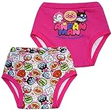 アンパンマン トイレトレーニング 2枚組 4重層 トレーニングパンツ おむつはずし（ピンク95cm）