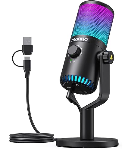 Amazon.co.jp: TONOR USB コンデンサーマイク RGBング ゲーミング